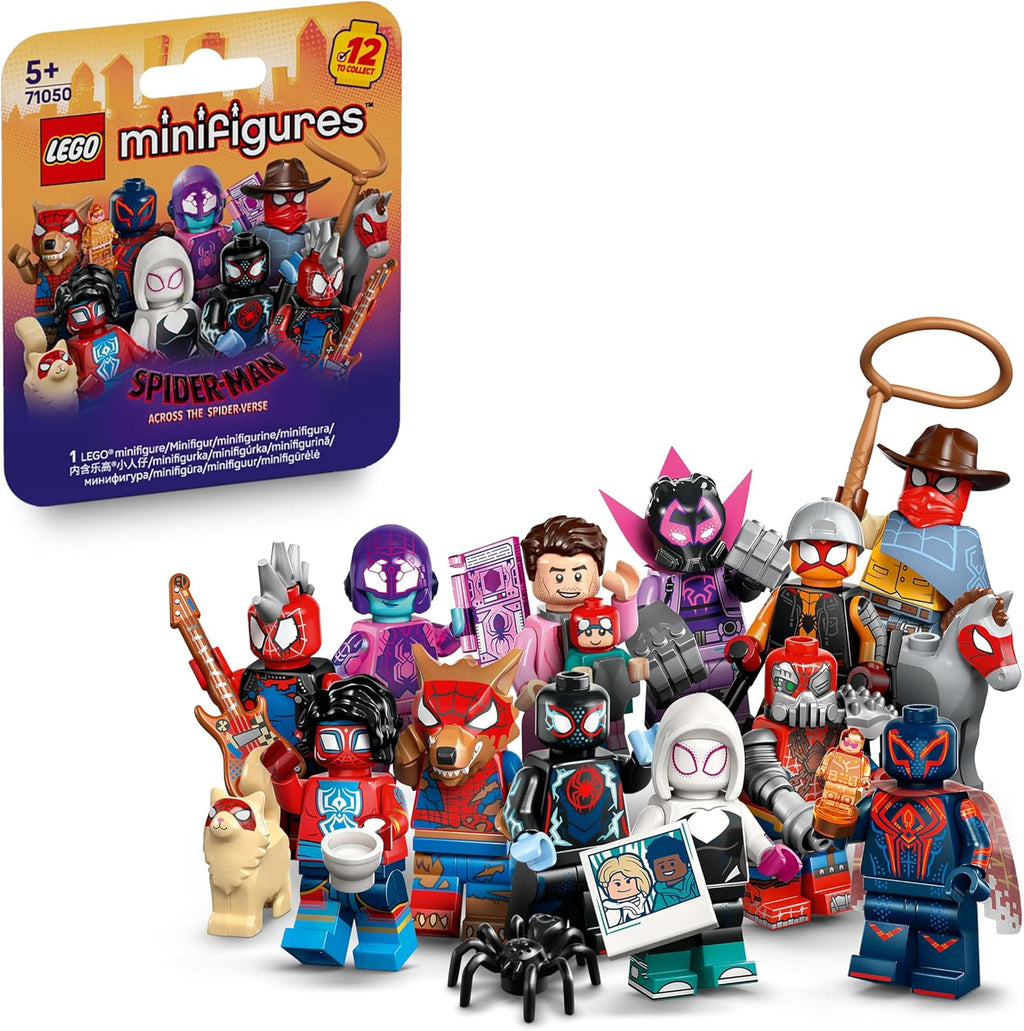 LEGO LEGO Minifigures Spider-Man: Across the Spider-Verse - Get 1 of 12 Collectible Toys with Accessories - Gift for 5+ Year 