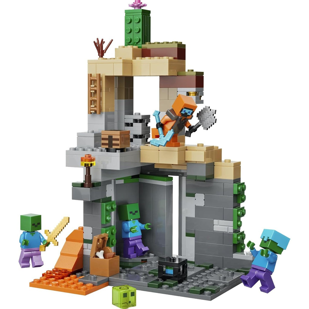 Lego Minecraft 21587 Zombie Dungeon Toy, Birthday Present, Blocks, Boys, Girls, Children, 8, 9, 10, Elementary School