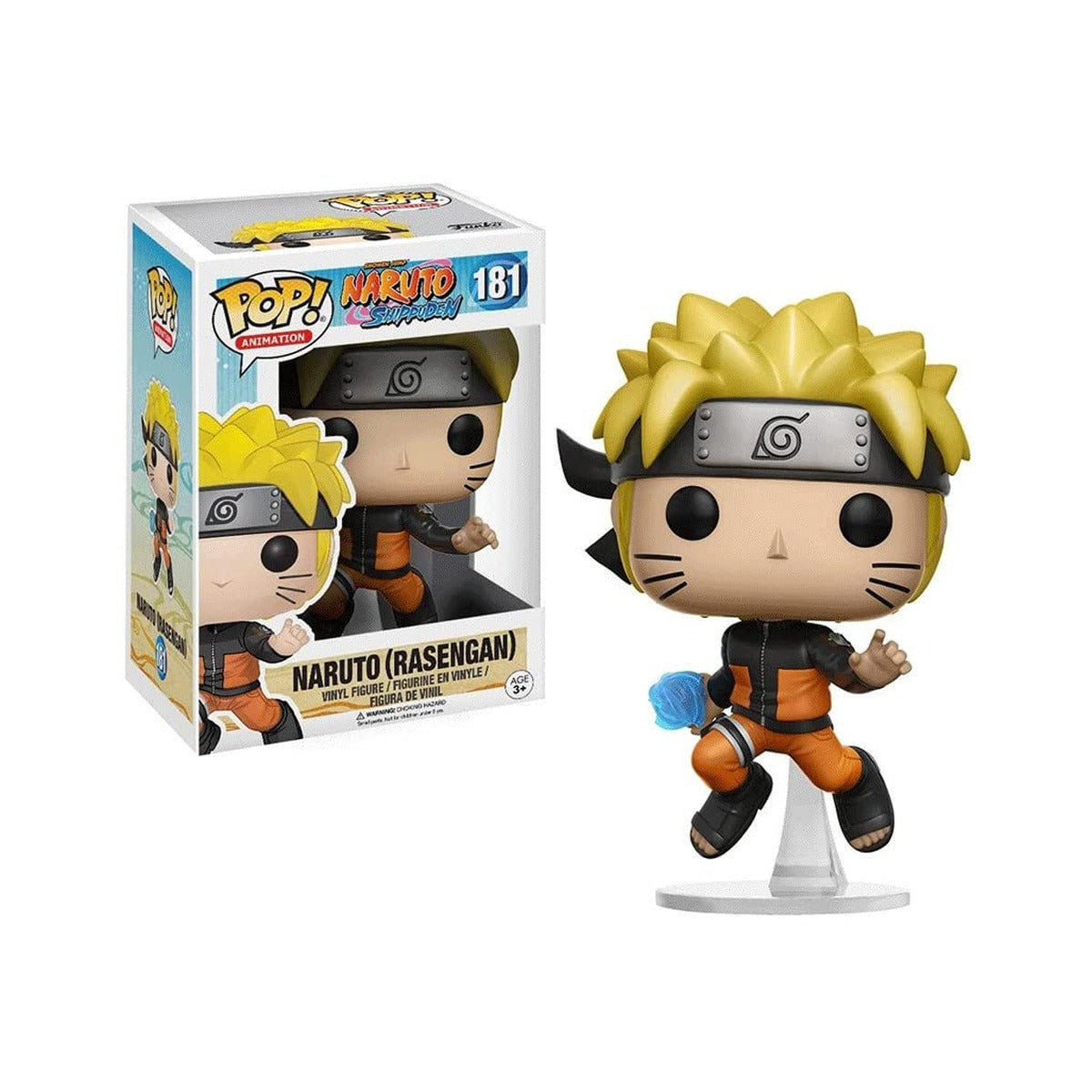 Funko POP Anime: Naruto Shippuden (Rasengan) Toy Figure, Multicolor