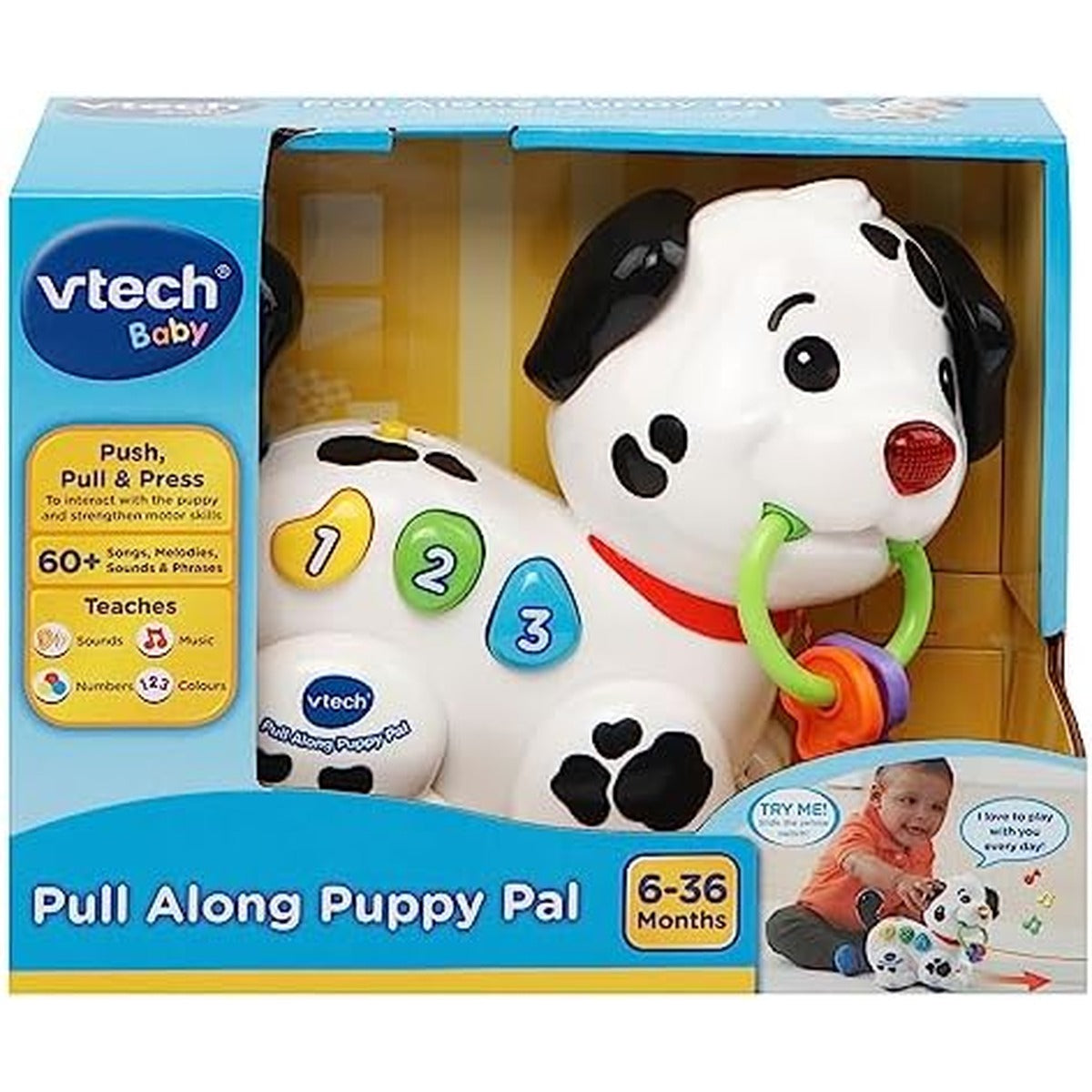 Vtech Pull Along Puppy Pal, Multi