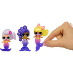 L.O.L. Surprise! Mermaids Makeover Magic Baby Sisters Mystery Doll, Color Change Mermaid Tail, Shell Display Ball & Stand, Collectible Mini Mermaid Doll for Kids Ages 4+, 2.75 Inch