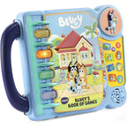 VTech Bluey's Book of Games, Official Bluey Book, Interactive Childrens Book, Educational Activity Toy with 4 Learning Modes, Gift for Kids Ages 3, 4, 5, 6 Years, English Version