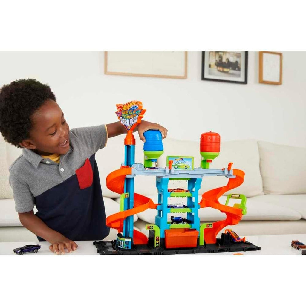 Hot Wheels City Mega Car Wash Car Wash Tower