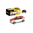 1:22 Scale Die-Cast RC Car Model with Sound, LED Lights, Spray Mist, Opening Doors - Rechargeable Remote Control Alloy Vehicle for Kids & Collectors