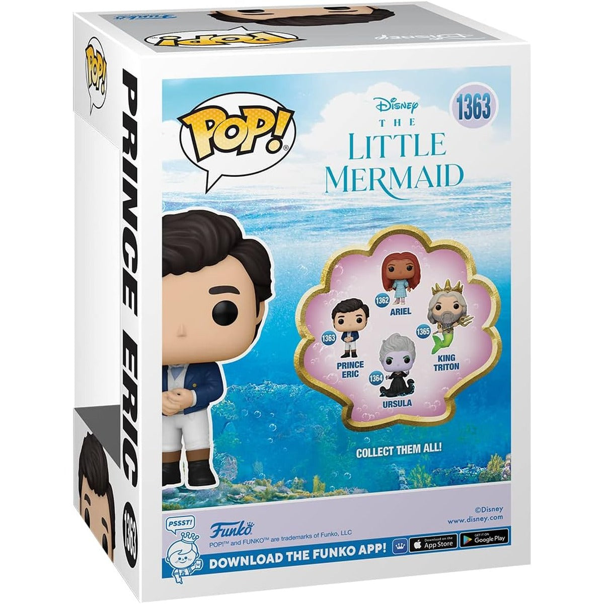Funko POP! Disney: The Little Mermaid - Prince Eric - Collectable Vinyl Figure - Gift Idea - Official Merchandise - for Kids &amp; Adults - Movies Fans - Model Figure for Collectors and Display