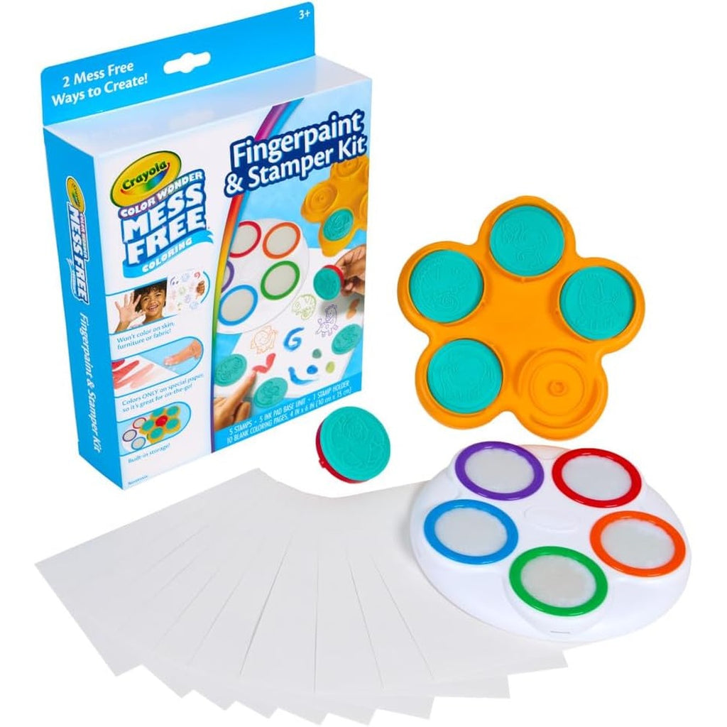 Crayola Color Wonder Mess Free Fingerpaint & Stamper Kit