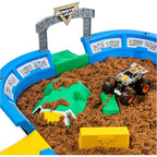 Monster Jam, Monster Dirt Arena 24-inch Playset with 2lbs of