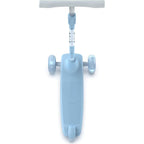 Bird Birdie Glow Kids Scooter Leg Power W/ Glowing Wheels, AdjUStable Height, Portable Compact Stylish Trendy, 3 Wheels Design, Stomp Brake System, Sky Blue