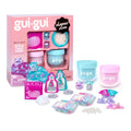GUI GUI Slime Kit for Kids - Scented Shimmer Deluxe Duo Pack, Iridescent Slime for Kids, 5 Step DIY Process to Customize Your Ultimate Glow-Up, Resealable and Reusable Container, ASMR Experience 2 Pack - Deluxe Iridescent Slimes