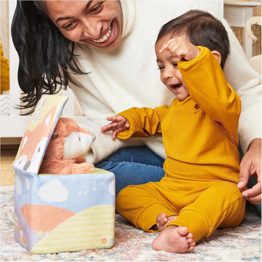 Baby GUND Fox in a Box, Animated Plush Activity Toy for Babies and Infants, Ages 0 and Up, Multicolor