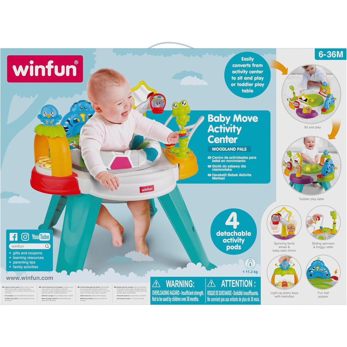 Winfun Baby Move Activity Center Interactive Toy