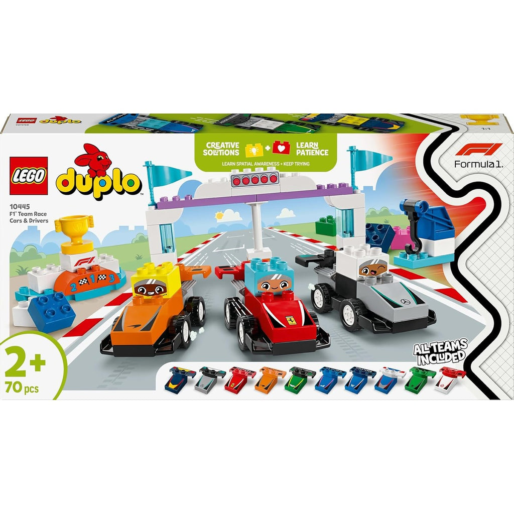 Lego Duplo 10445 - F1 Team Race Cars & Drivers F1 Race Car and Driver