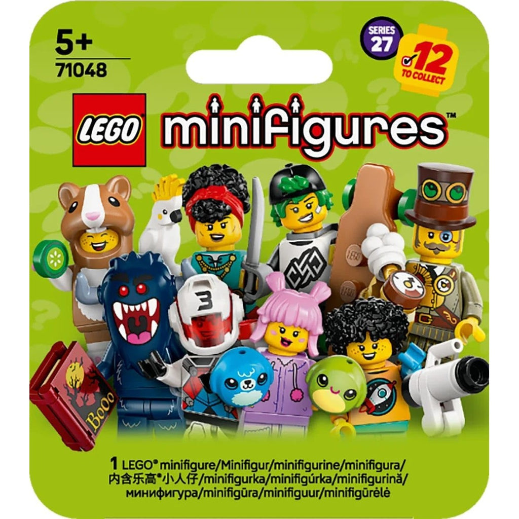 LEGO Minifigures Series 27 Mystery Box, Get 1 of 12 Collectible Figures incl. Cupid, Pterodactyl, Jetpack Racer & More