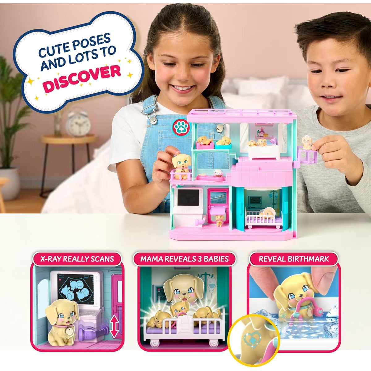 Little Live Pets Mama Surprise Families Pet Vet Playset
