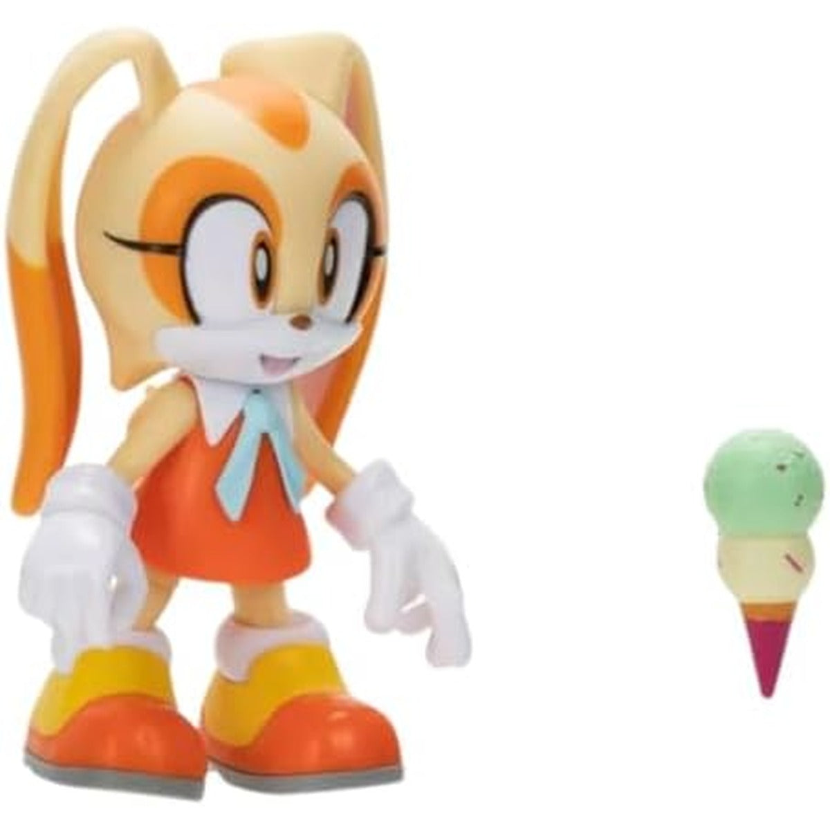 Amazon.com: Sonic The Hedgehog Wave 13 Cream 4-Inch Mini Figure [with Ice Cream Cone] : Toys & Games