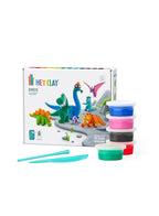 HEY CLAY Monsters Set-Colourful Modeling Kids-Air Dry Clay Kit 15 Cans And Sculpting Tools