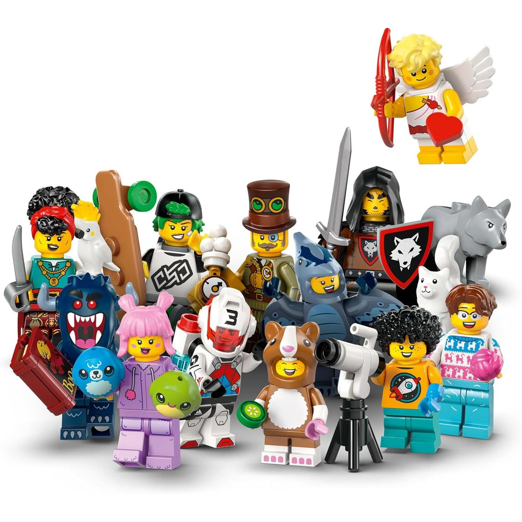 LEGO Minifigures Series 27 Mystery Box, Get 1 of 12 Collectible Figures incl. Cupid, Pterodactyl, Jetpack Racer & More