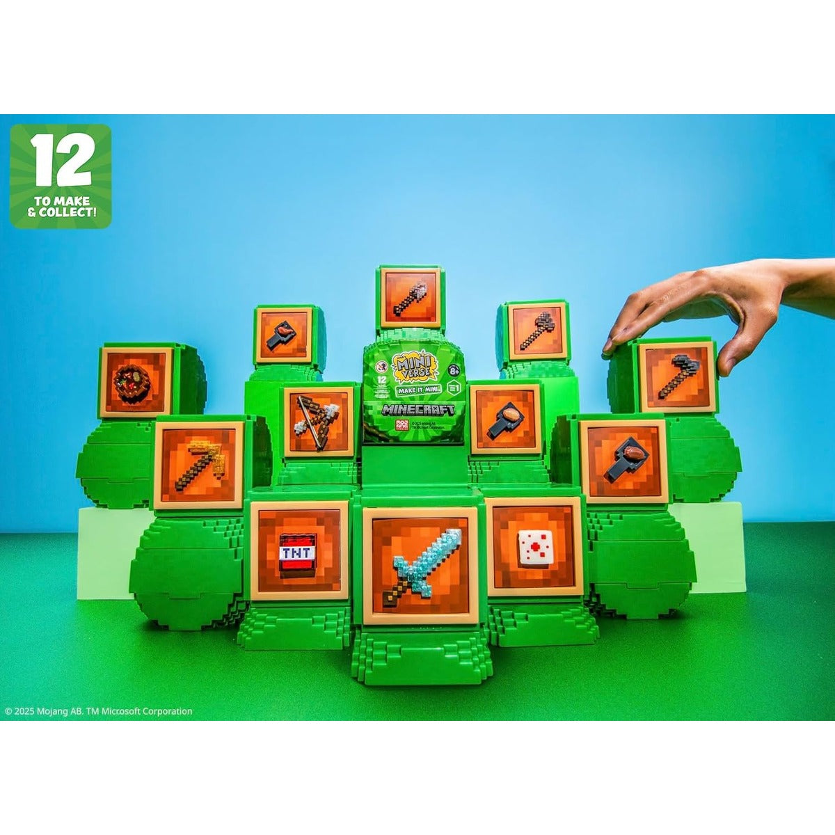 MGA's Miniverse Make It Mini Minecraft - Minecraft Mini Collectables, Blind Packaging, DIY Resin Play, 12 Collectables, NOT Edible