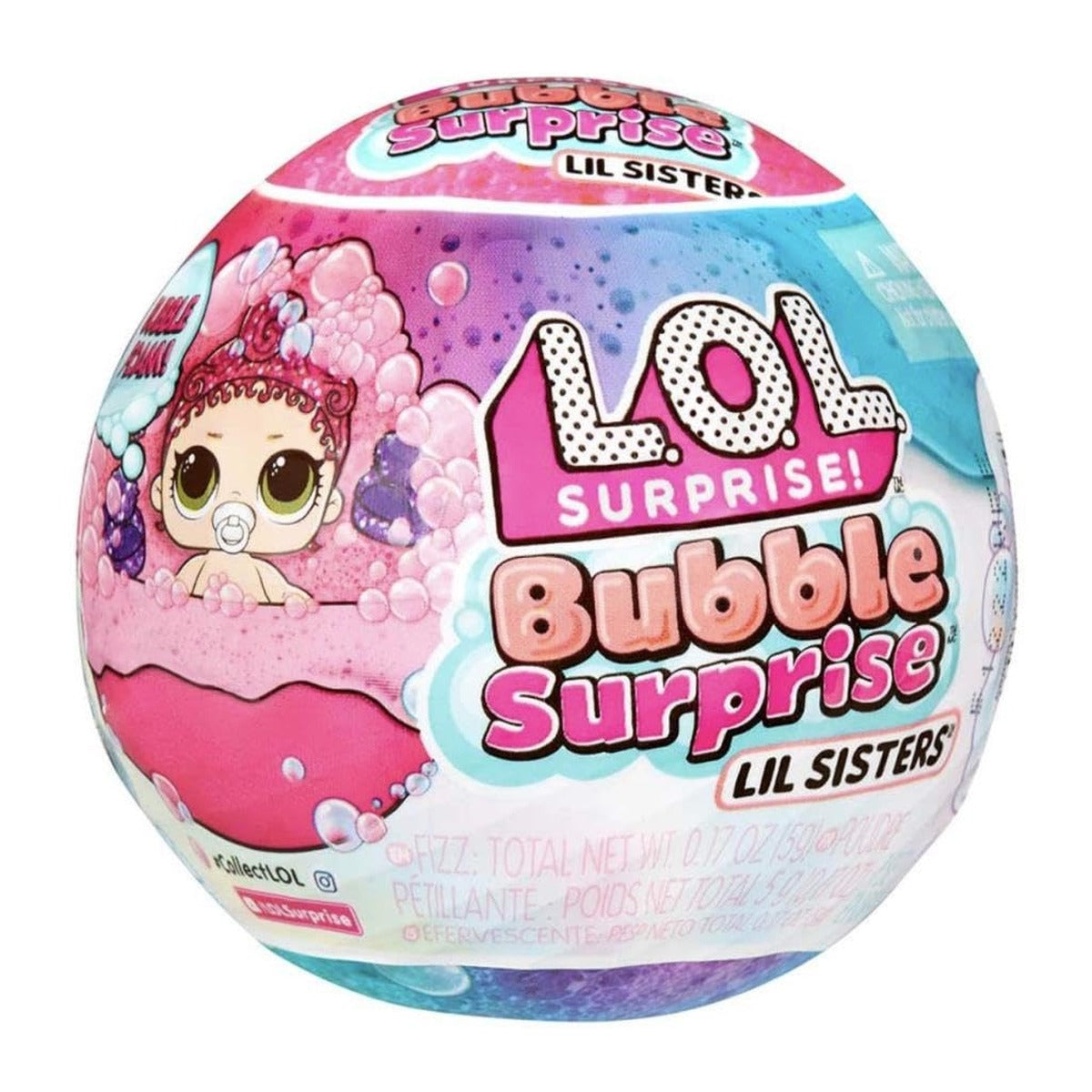 L.O.L. Surprise! 119791EU Magic Fizz Lil Sisters Asst in PDQ, Multicolor