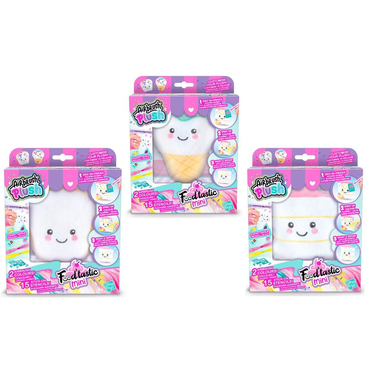 Canal Toys - Airbrush Plush - Food