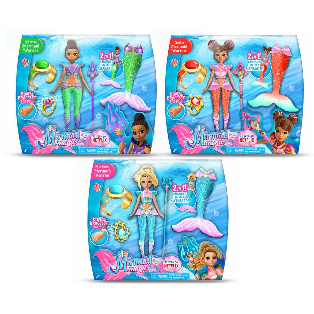 Mermaid Magic Warrior Transformation 2-in-1 Assortment