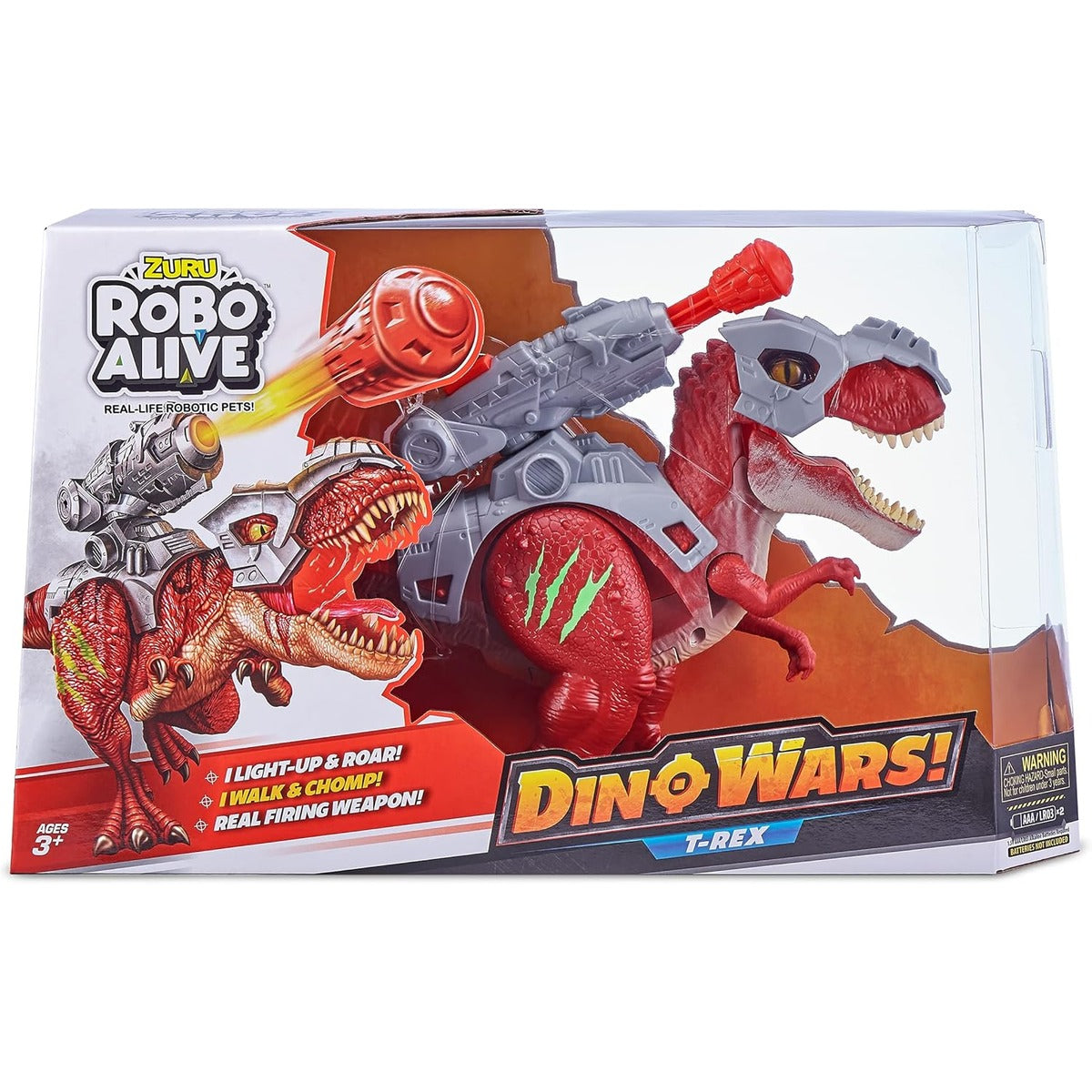 United Pacific Designs 7132: Zuru Robo Alive Dino Wars Series 1 T-Rex