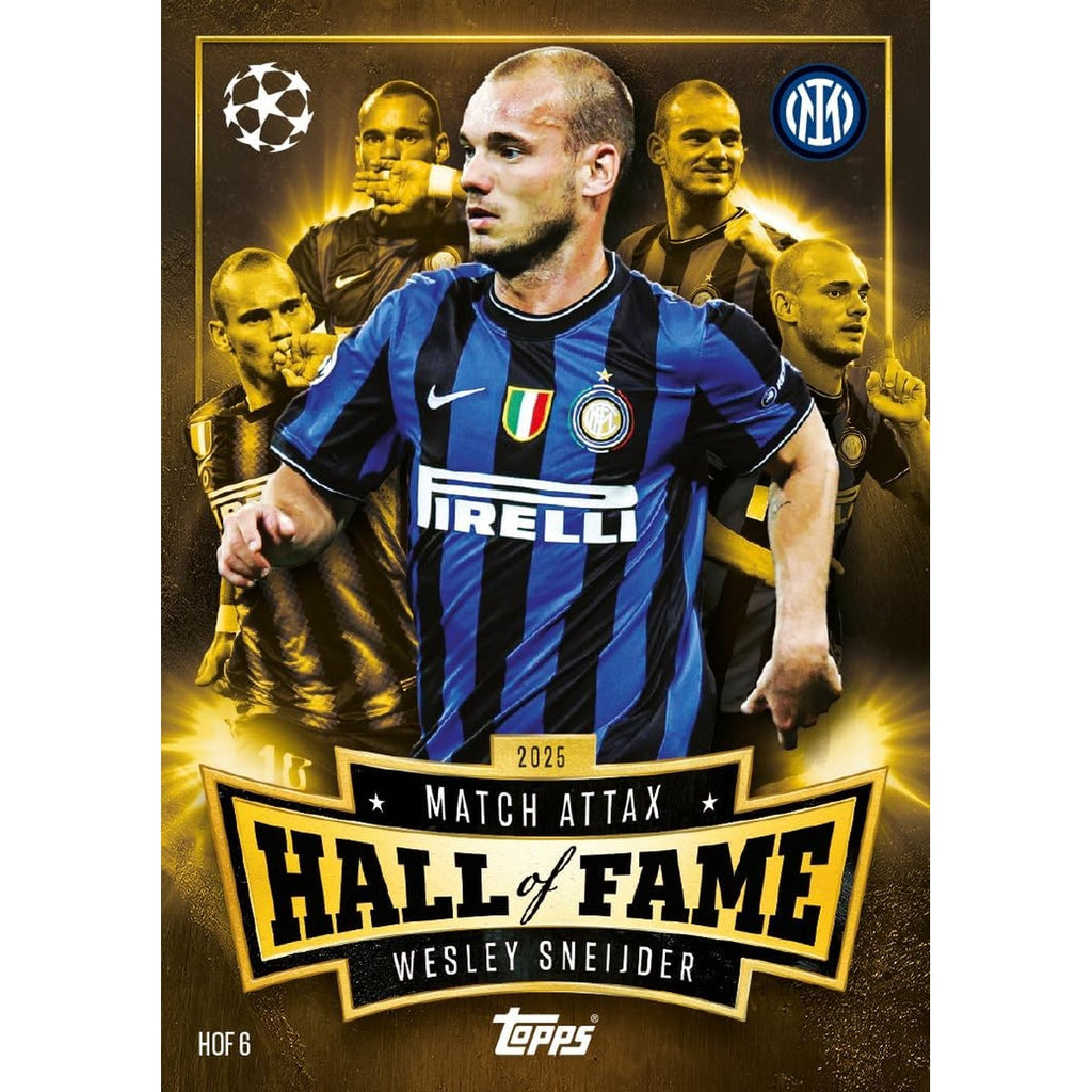 Topps Match Attax UCC 2025/2026 Collectible Football Trading Cards, Full Box with 32 Packets, 384 Cards with 4 Special Insert Cards per Pack, Officially Licensed Product