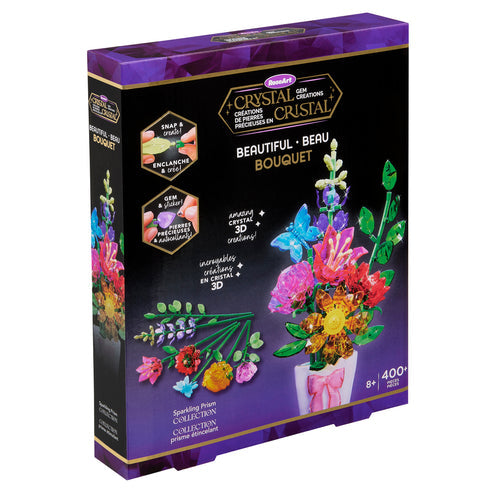 SNS Rose Art Crystal Gem Beautiful Bouquet