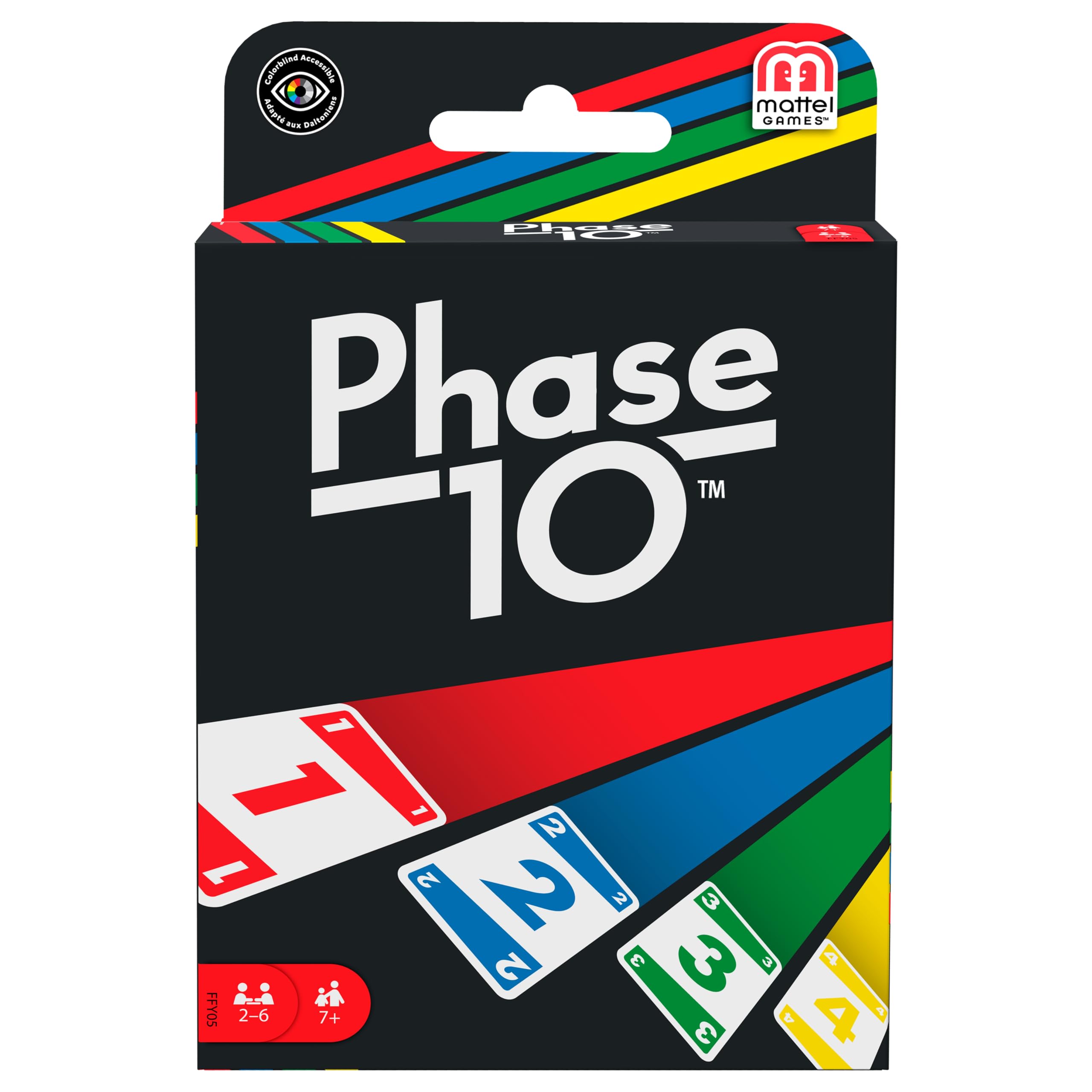 Mattel Games Phase 10 Card Game, Sequences Rummy-Like Card Game