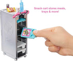 Barbie Dreamplane Airplane Toys Playset with 15+ Accessories Including Puppy, Snack Cart, Reclining Seats and More (Amazon Ex