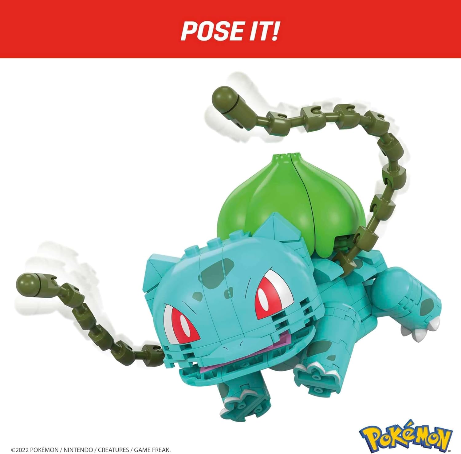 MEGA Pokémon Building Toys Set Build & Show Bulbasaur with 175 Pieces