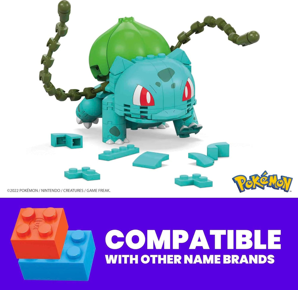 MEGA Pokémon Building Toys Set Build & Show Bulbasaur with 175 Pieces