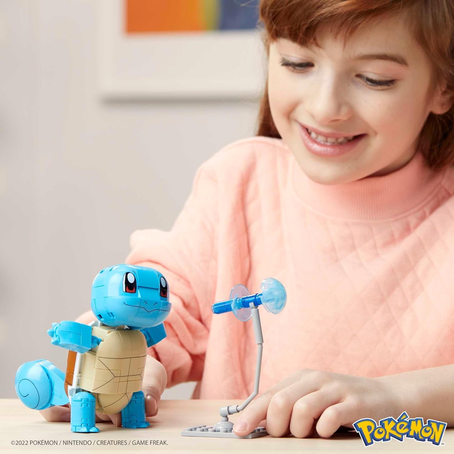 MEGA Pokémon Building Toys Set Build & Show Squirtle with 199 Pieces