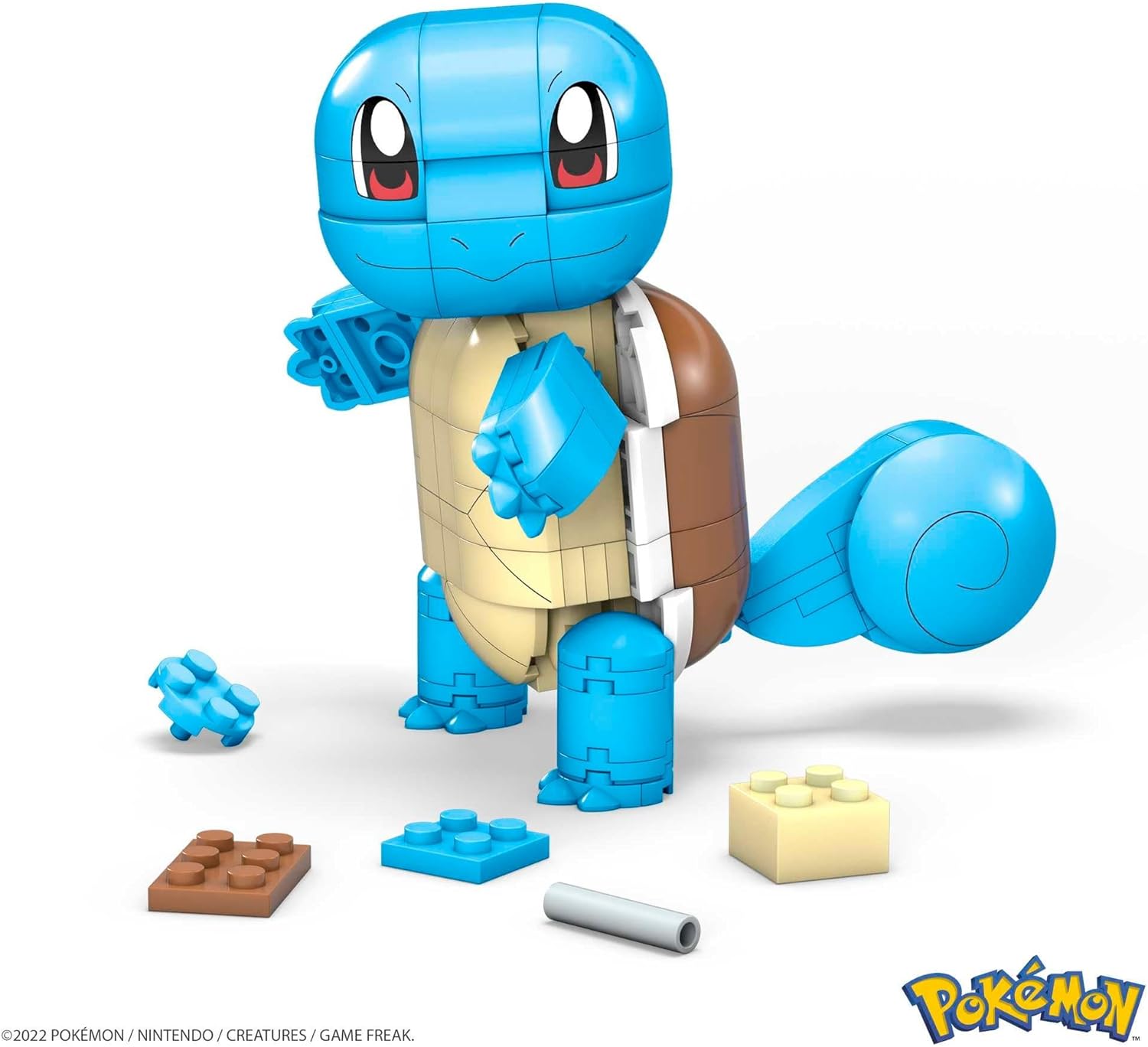 MEGA Pokémon Building Toys Set Build & Show Squirtle with 199 Pieces
