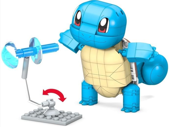 MEGA Pokémon Building Toys Set Build & Show Squirtle with 199 Pieces