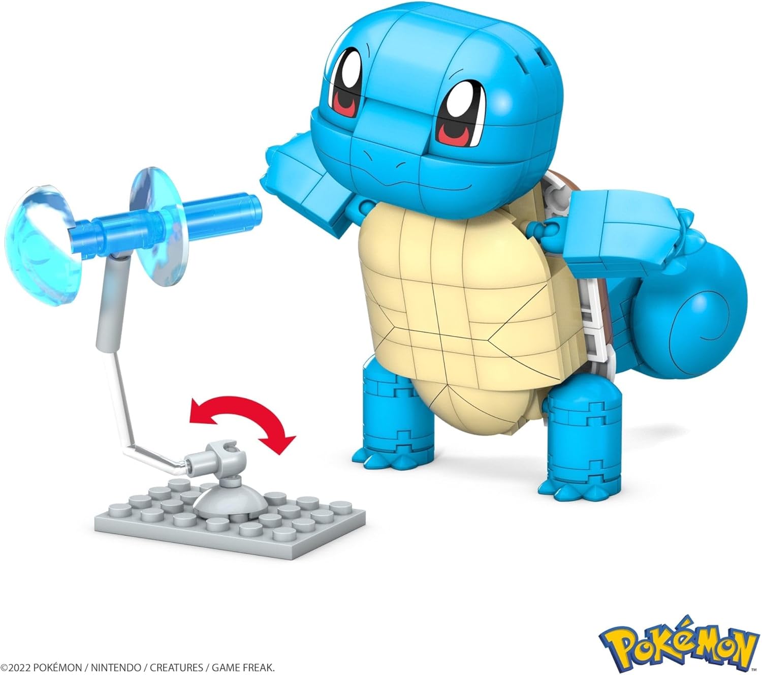 MEGA Pokémon Building Toys Set Build & Show Squirtle with 199 Pieces