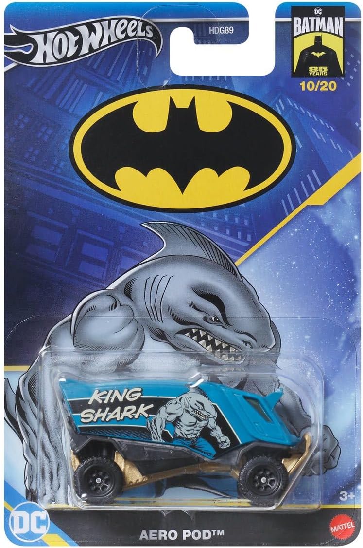 Hot Wheels Batman Die-Cast Car Bundle, 5-Pack