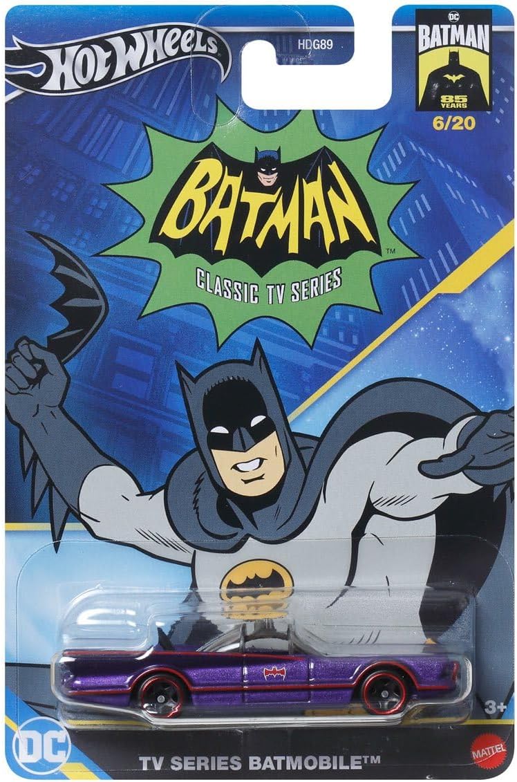 Hot Wheels Batman Die-Cast Car Bundle, 5-Pack