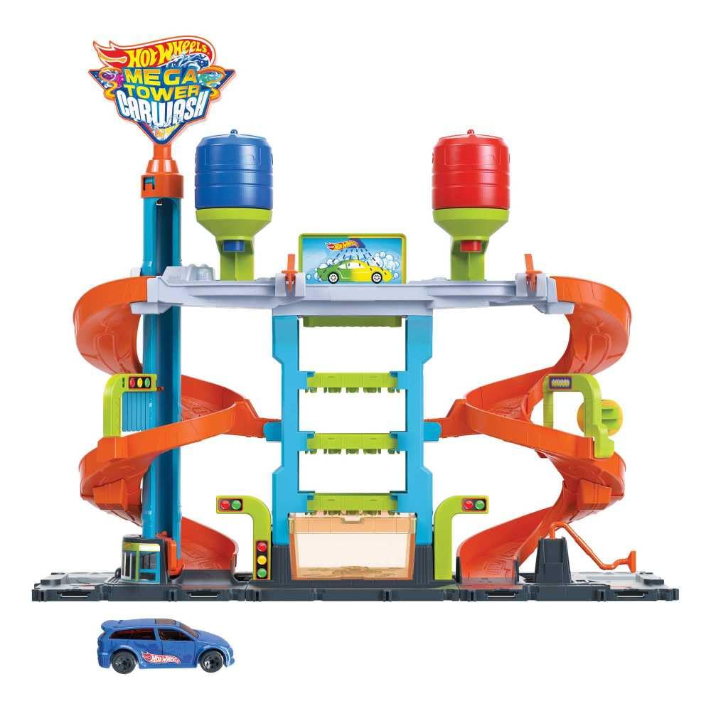 Hot Wheels City Mega Car Wash Car Wash Tower