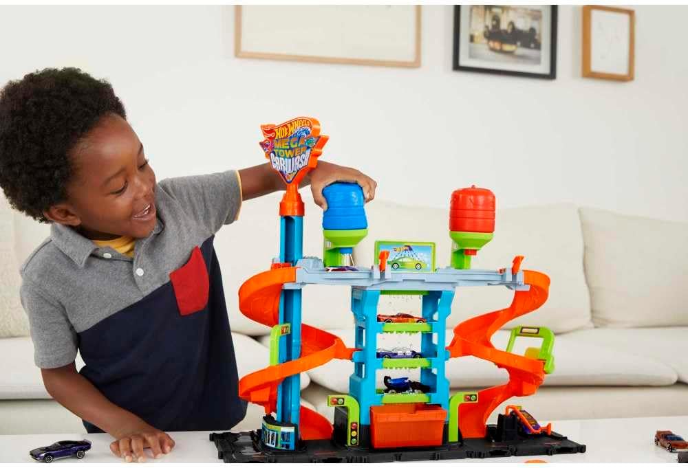 Hot Wheels City Mega Car Wash Car Wash Tower