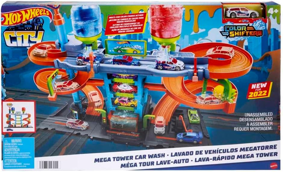 Hot Wheels City Mega Car Wash Car Wash Tower