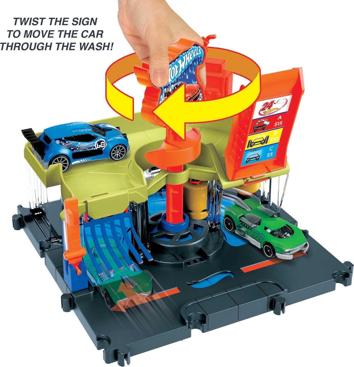 Hot Wheels City Toy Track Set