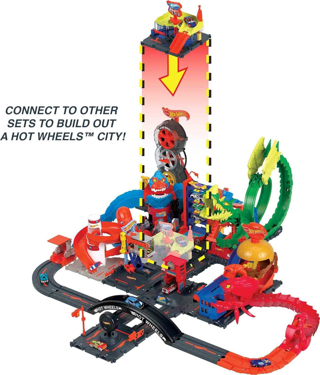 Hot Wheels City Toy Track Set