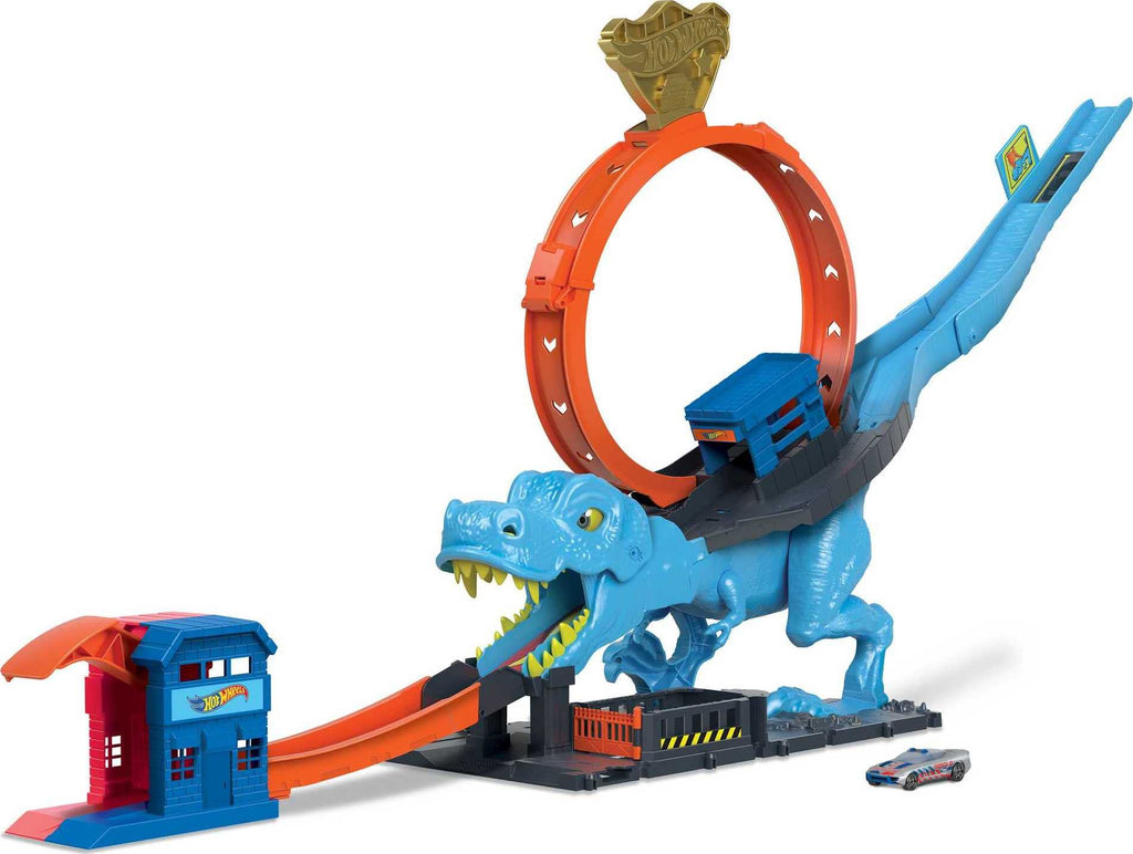 Hot Wheels City Track Set with 1 Toy Car