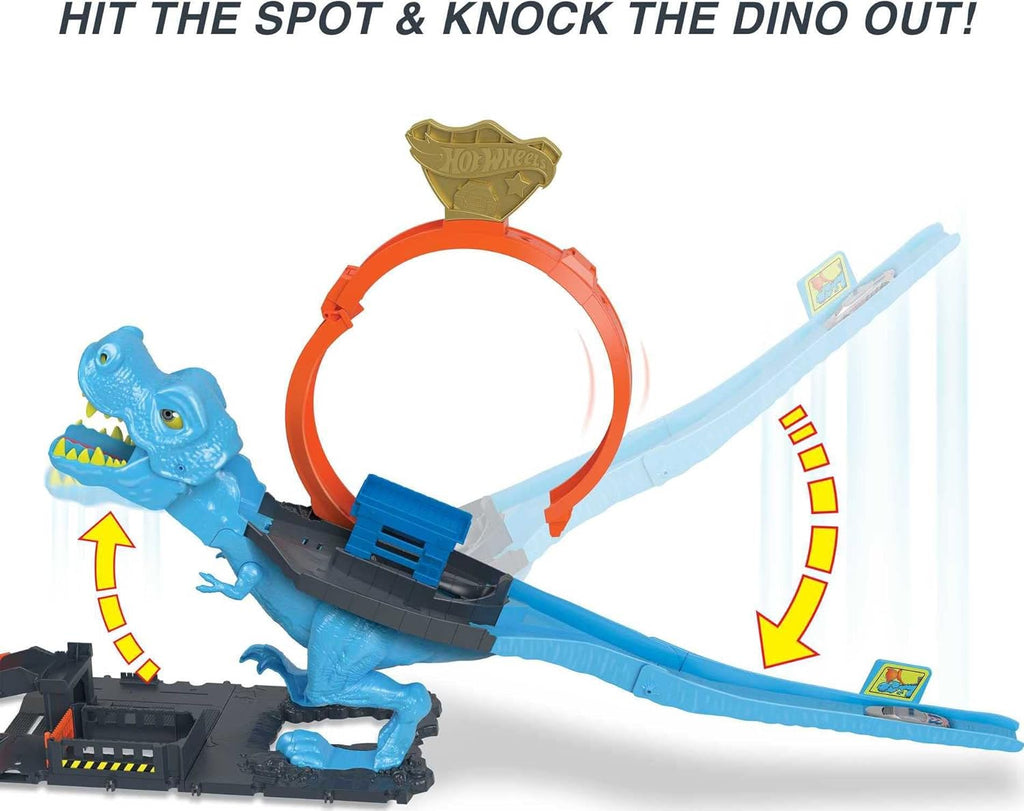 Hot Wheels City Track Set with 1 Toy Car