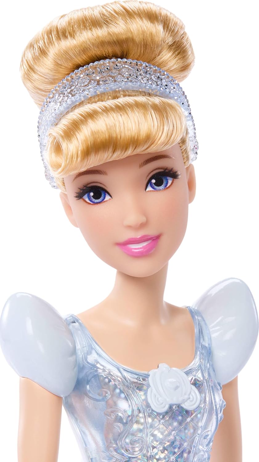 Mattel Disney Princess Cinderella Doll in Sparkling Fashion with