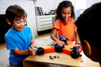 Mattel Games Hot Wheels Build ‘N Slam Kids Game with Buildable Classic Cars