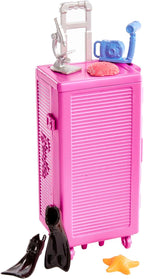 Barbie Dolls & Accessories, Marine Biologist Doll (Blonde) & Mobile Lab Playset with 10+ Pieces, Case Opens for Storage & Tra