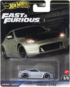 Hot Wheels Fast & Furious Premium Die-Cast Cars Bundle, 5-Pack Set
