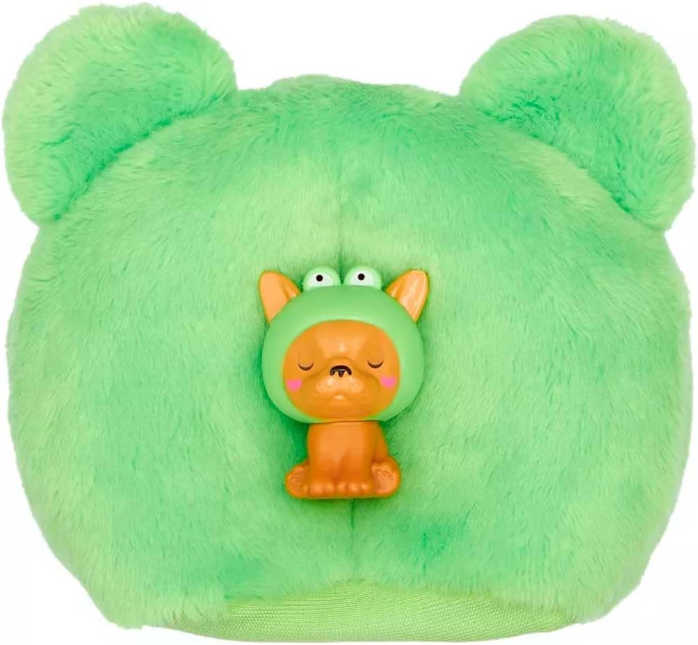 Barbie Cutie Reveal Doll & Accessories with Animal Costume & 10 Surprises Including Color Change, Puppy as Frog in Costume-Th